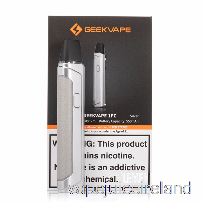 Vape Juice Geek Vape Aegis ONE & 1FC Pod System [1FC] Silver